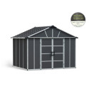 Abri de jardin en polycarbonate 7,9m² avec plancher YUKON - Palram