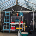 Abri de jardin en polycarbonate 7,9m² avec plancher YUKON - Palram