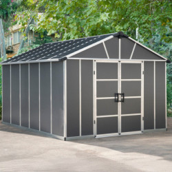 Abri de jardin en polycarbonate 11,7m² sans plancher YUKON - Palram