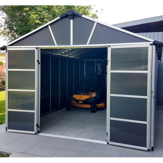 Abri de jardin en polycarbonate 11,7m² avec plancher YUKON - Palram