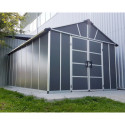 Abri de jardin en polycarbonate 17,2m² avec plancher YUKON - Palram