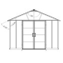 Abri de jardin en polycarbonate 17,2m² avec plancher YUKON - Palram