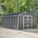 Abri de jardin en polycarbonate 21,3m² avec plancher YUKON - Palram