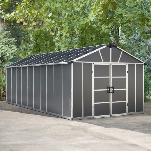 Abri de jardin en polycarbonate 21,3m² avec plancher YUKON - Palram