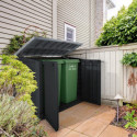 Coffre de jardin multifonctions toit plat en résine 1200L Keter NOIR