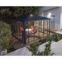 Pergola fermée en aluminium et polycarbonate Ledro 3600 - Canopia