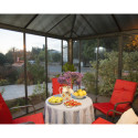 Pergola fermée en aluminium et polycarbonate Ledro 3600 - Canopia