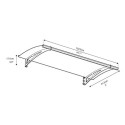 Auvent marquise transparent AQUILA™ 1500 – Palram