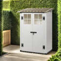 Abri 1,32m² en PVC avec plancher Evo Tuscany 100 monopente – Garofalo