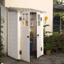 Abri 1,32m² en PVC avec plancher Evo Tuscany 100 monopente – Garofalo