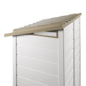 Abri 1,32m² en PVC avec plancher Evo Tuscany 100 monopente – Garofalo