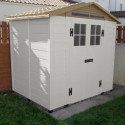 Abri de jardin en PVC 3,98m² avec plancher Evo Tuscany 200 – Garofalo