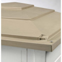 Coffre de jardin en résine avec plancher 1100L BOX EVO 100 – Garofalo