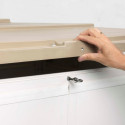 Coffre de jardin en résine avec plancher 1100L BOX EVO 100 – Garofalo