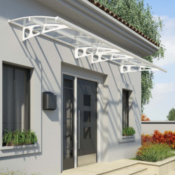 Auvent marquise en polycarbonate 3 mm Bordeaux™ 4460 – Palram