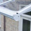 Auvent marquise en polycarbonate 3 mm Bordeaux™ 6690 – Palram