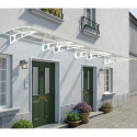 Auvent marquise en polycarbonate 3 mm Bordeaux™ 6690 – Palram