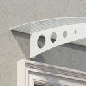 Auvent marquise en polycarbonate 6 mm Lyra™ 1350 – Palram