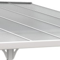 Toit de terrasse ajustable en aluminium laqué blanc 3,05x3,14m X-METAL