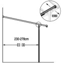 Toit de terrasse ajustable en aluminium laqué blanc 3,05x3,14m X-METAL