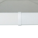 Toit de terrasse ajustable en aluminium laqué blanc 3,05x3,14m X-METAL