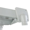 Toit de terrasse ajustable en aluminium laqué blanc 3,05x5,57m X-METAL