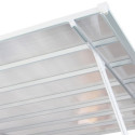 Toit de terrasse ajustable en aluminium laqué blanc 3,05x6,18m X-METAL