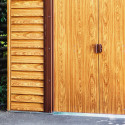 Abri de jardin en métal aspect bois 6,62m² + kit d'ancrage - X-METAL