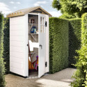 Abri de jardin 0,93m² en PVC avec plancher Evo Tuscany 80 – Garofalo