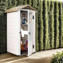 Abri de jardin 0,93m² en PVC avec plancher Evo Tuscany 80 – Garofalo