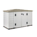 Coffre de jardin en résine avec plancher 1800L BOX EVO 200 – Garofalo