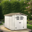 Abri de jardin 6,03m² en PVC avec plancher Evo Tuscany 240 – Garofalo	