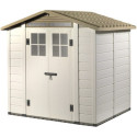 Abri de jardin 6,03m² en PVC avec plancher Evo Tuscany 240 – Garofalo	