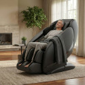 Fauteuil massant chauffant anthracite - Zero Gravity - Bluetooth - Luxe K389-1 - KÔSU