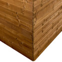 Abri Thermabri 19,69m² en bois thermo traité toiture en acier HABRITA
