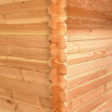 Abri DUBLIN 4,28m² en madriers Douglas 28mm sans plancher - HABRITA