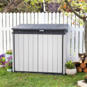 Coffre de jardin en résine brossée Brossium 1150L - Keter 
