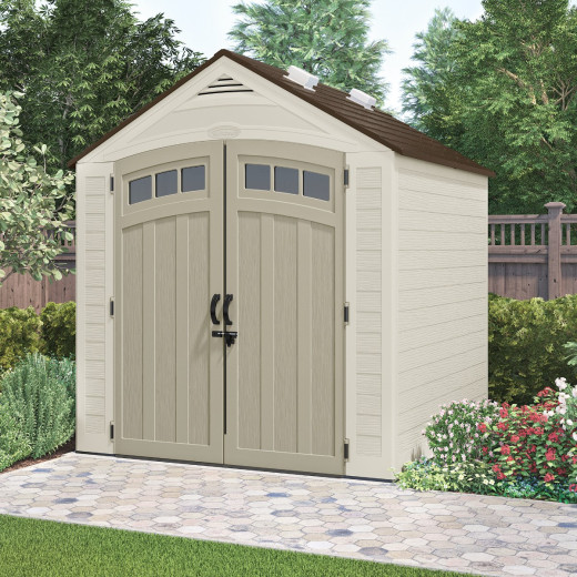 Abri de jardin polyéthylène 25mm 4,84m² StorePlus + plancher SUNCAST