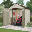 Abri de jardin polyéthylène 25mm 4,84m² StorePlus + plancher SUNCAST