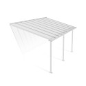 Toit de terrasse en aluminium blanc 3x5,46m Olympia - PALRAM