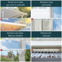 Toit de terrasse en aluminium gris 3x7,30m Olympia - PALRAM