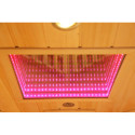 Sauna infrarouge chauffages carbone et full spectrum Vertical Black 2450W 3 places - SNÖ