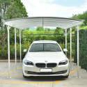 Carport en aluminium blanc 3x5,05m et polycarbonate 6mm X-METAL