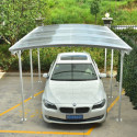 Carport en aluminium blanc 3x5,76m et polycarbonate 6mm X-METAL