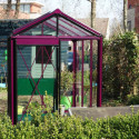 Serre Piccolo 3,56m² en aluminium laqué et verre de sécurité 4mm – ACD