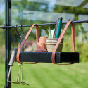 Jardinière déplaçable suspendue en aluminium laqué noir 360mm – Juliana