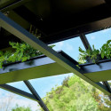 Jardinière faîtière en aluminium pour cultures en hauteur – Juliana