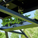 Jardinière faîtière en aluminium pour cultures en hauteur – Juliana