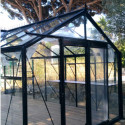 Orangerie La serre de Sophie 22,6m² aluminium et verre trempé 4mm avec embase – ACD Prestige Live
