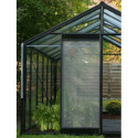 Porte moustiquaire avec cadre en aluminium laqué pour serre Prestige-ACD